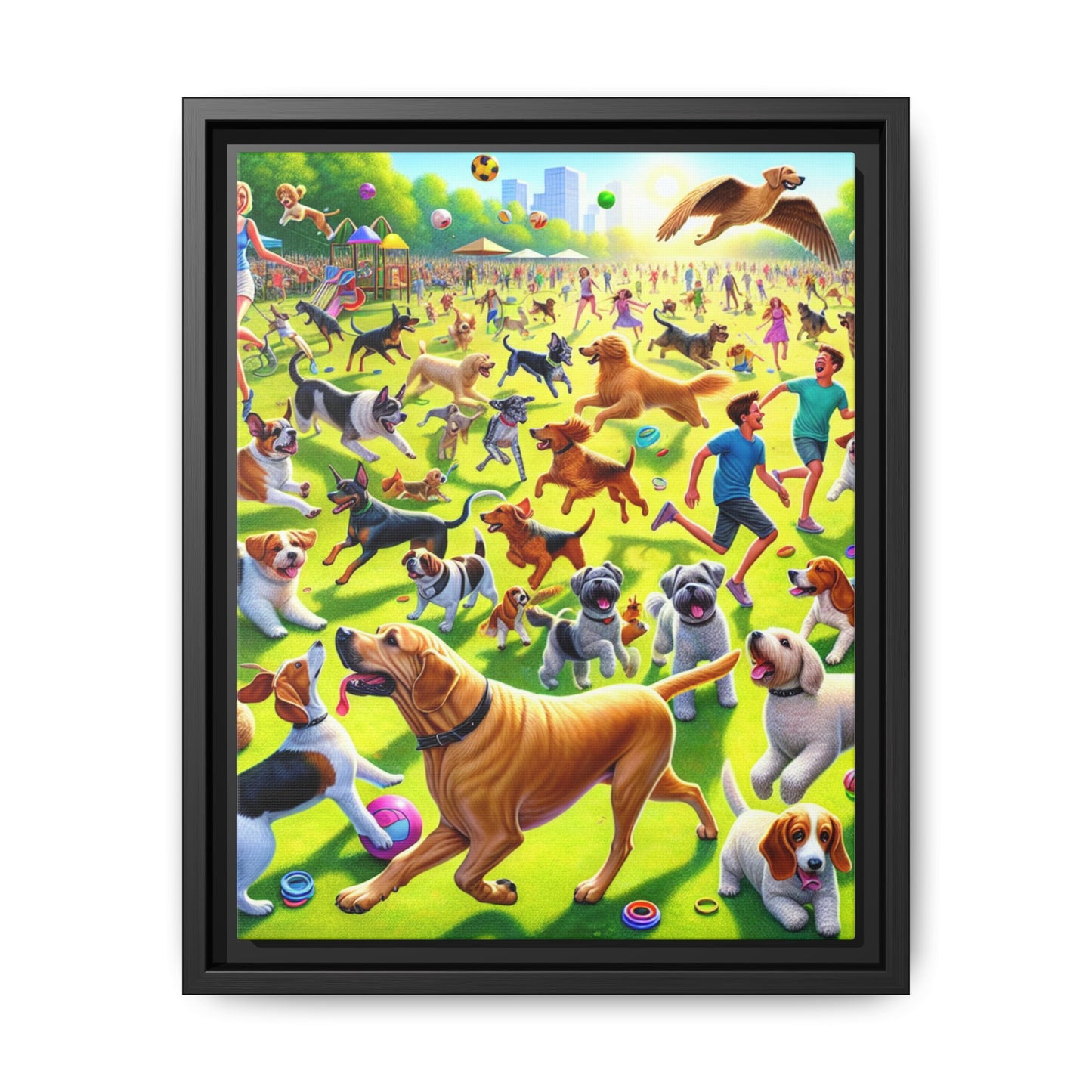 Matte Canvas, Framed (Multi-color)