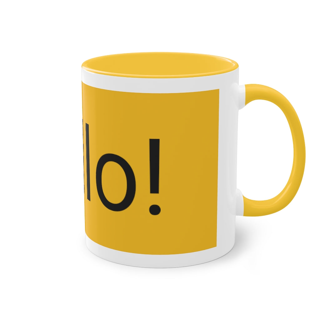 Two-Tone Coffee Mug, 11oz