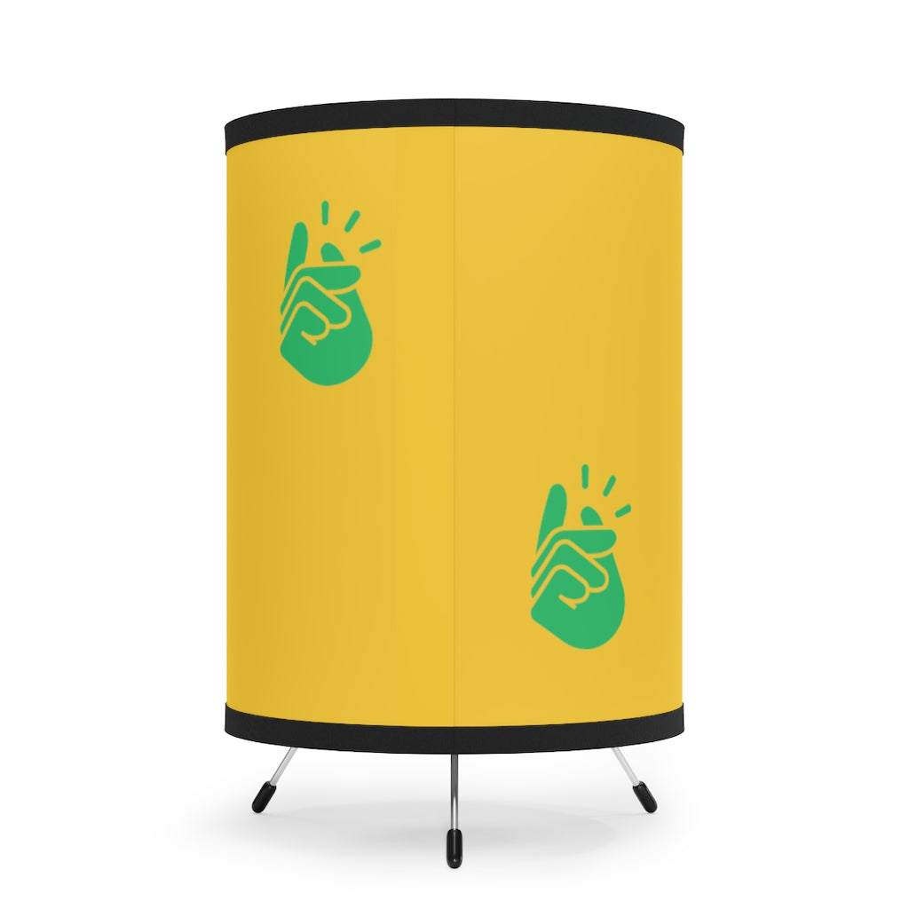 Tripod Lamp with Shades, Silver