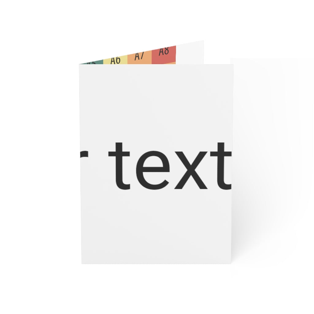 Folded Greeting Cards (1, 10, 30, and 50pcs)