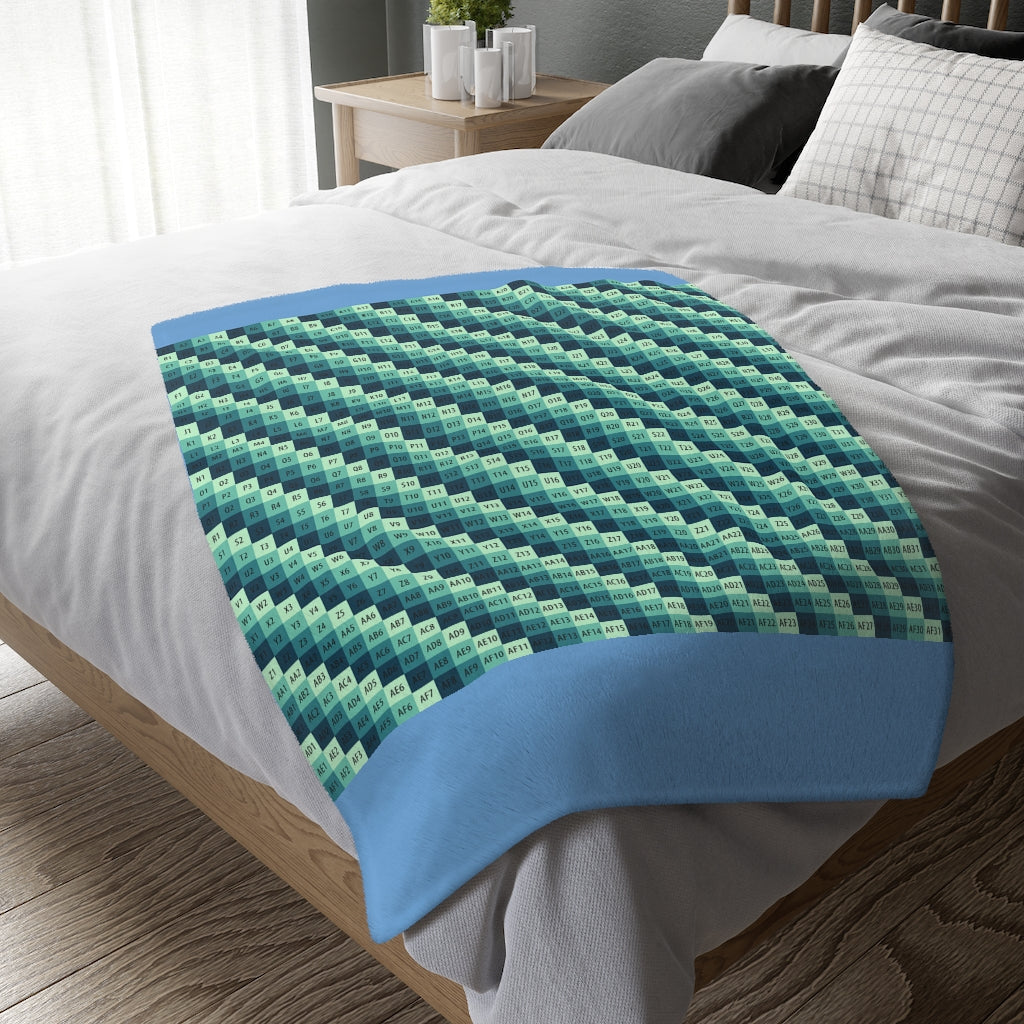 Velveteen Minky Blanket (Two-sided print)