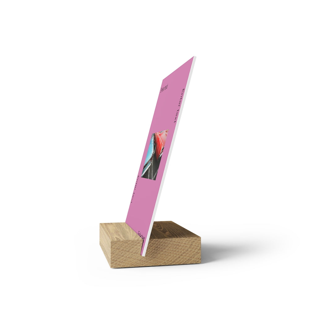 Gallery board with stand