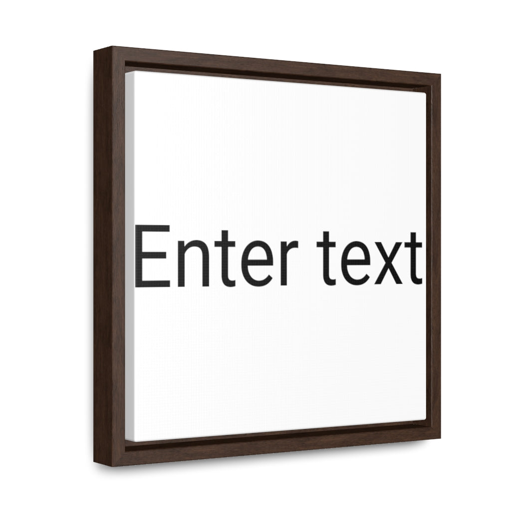 Gallery Canvas Wraps, Square Frame