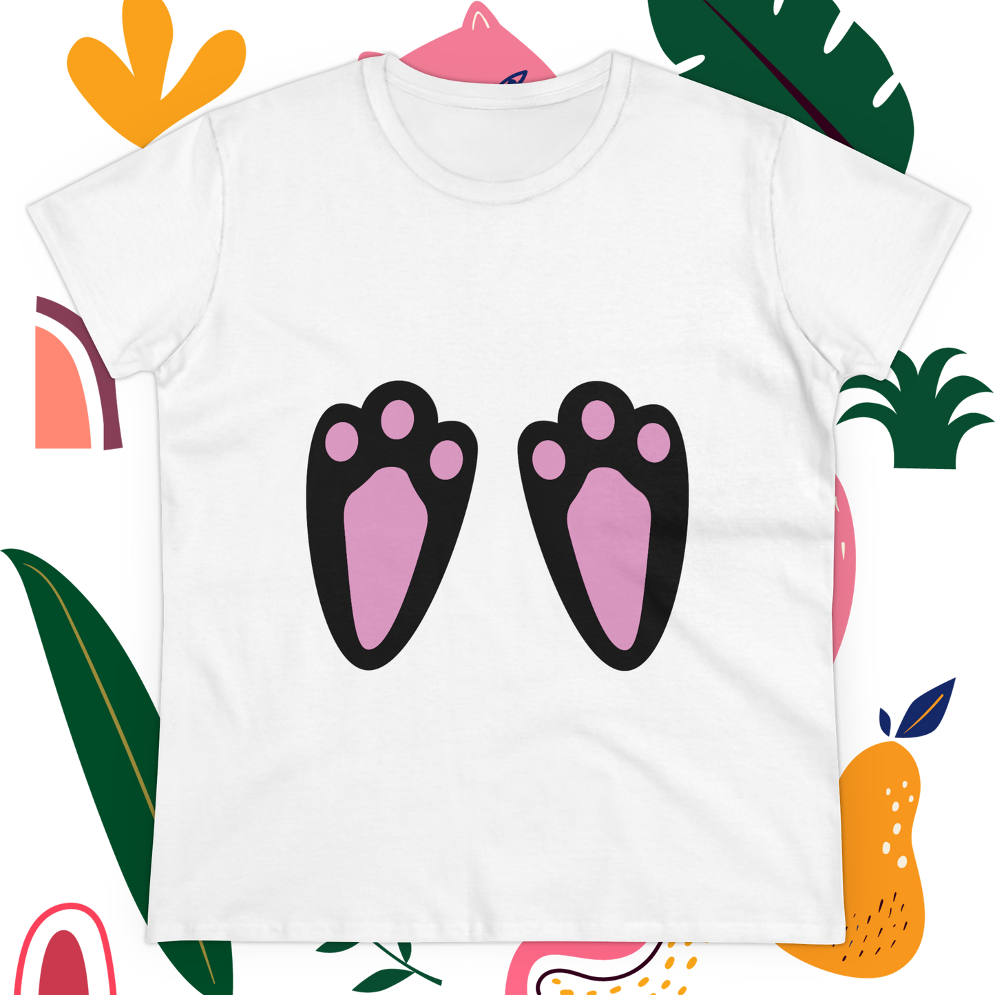 Custom Mockup - Women's Midweight Cotton Tee