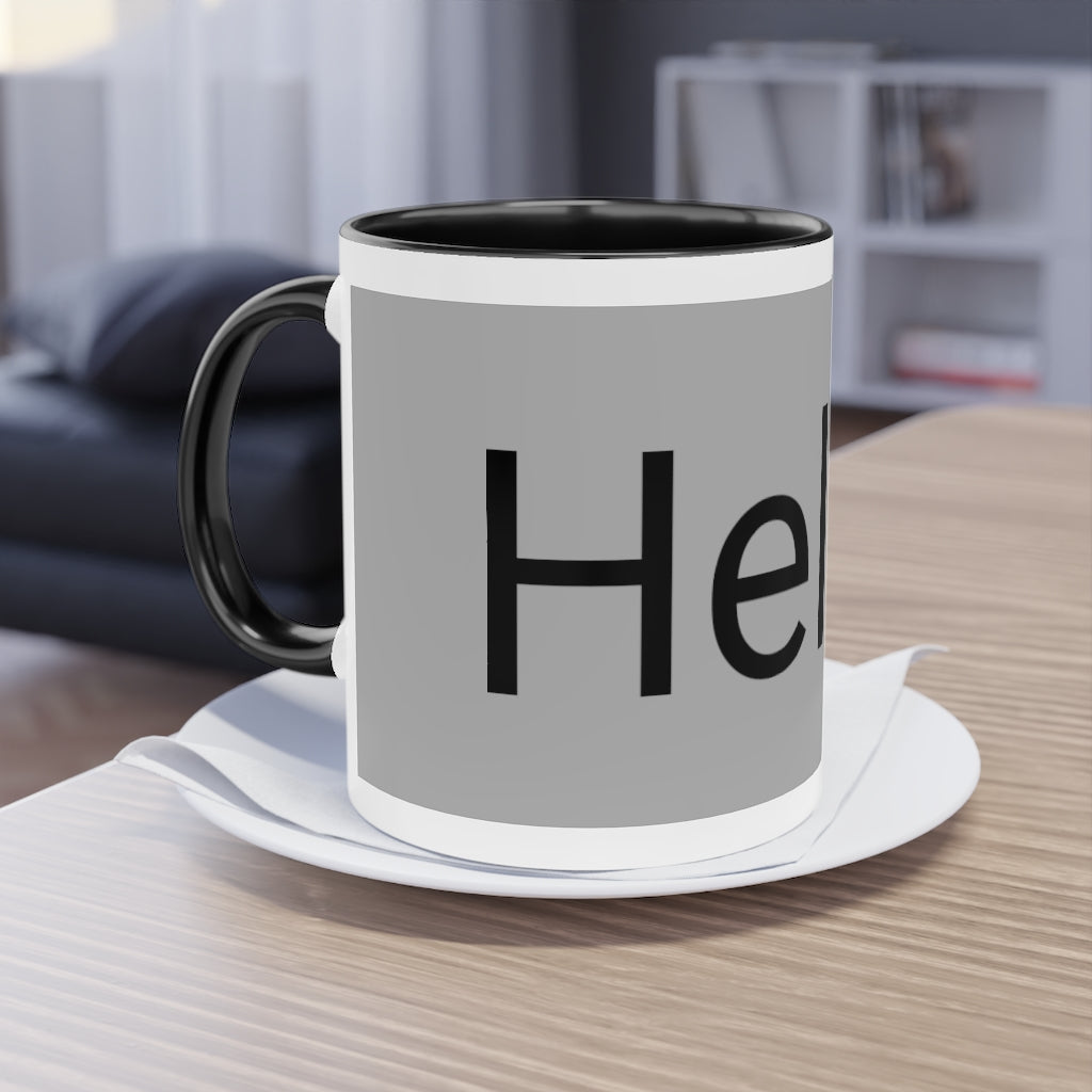 Two-Tone Coffee Mug, 11oz