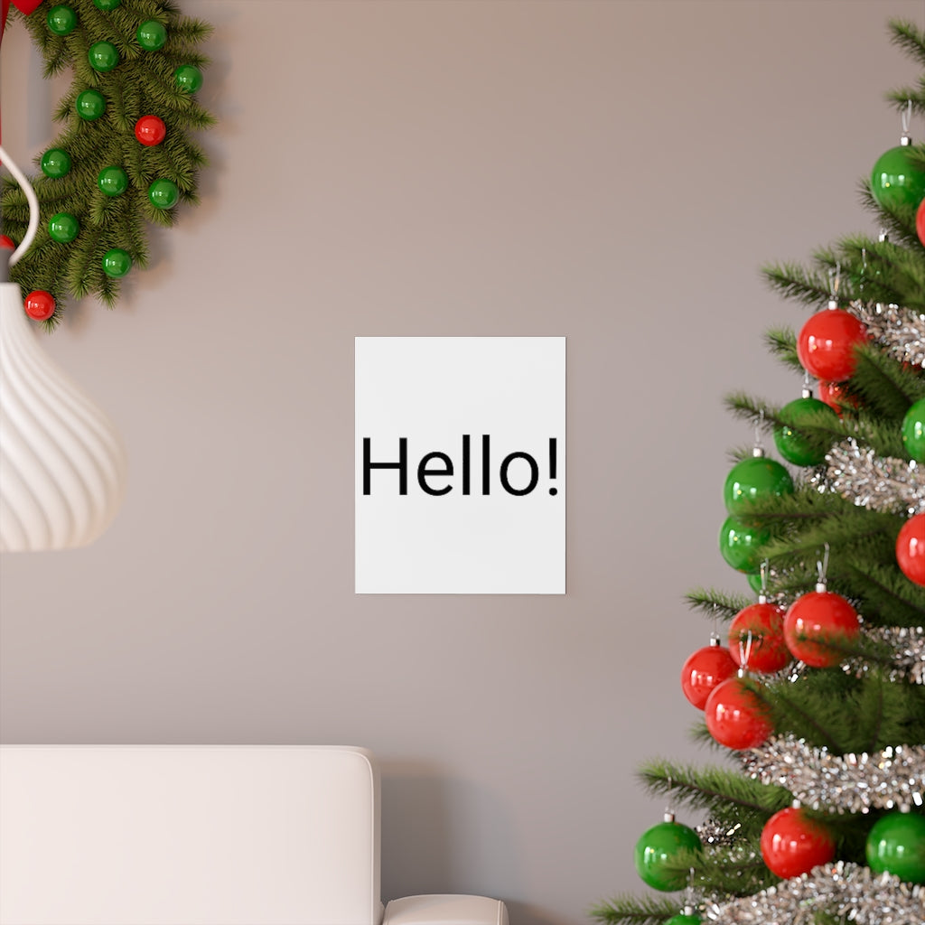 Premium Matte vertical posters