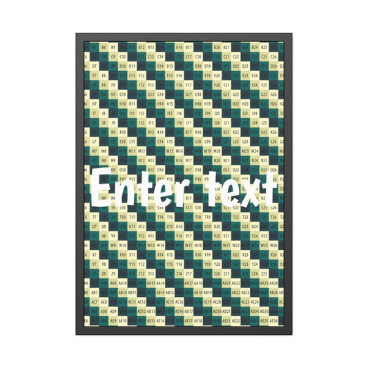 Framed Paper Posters