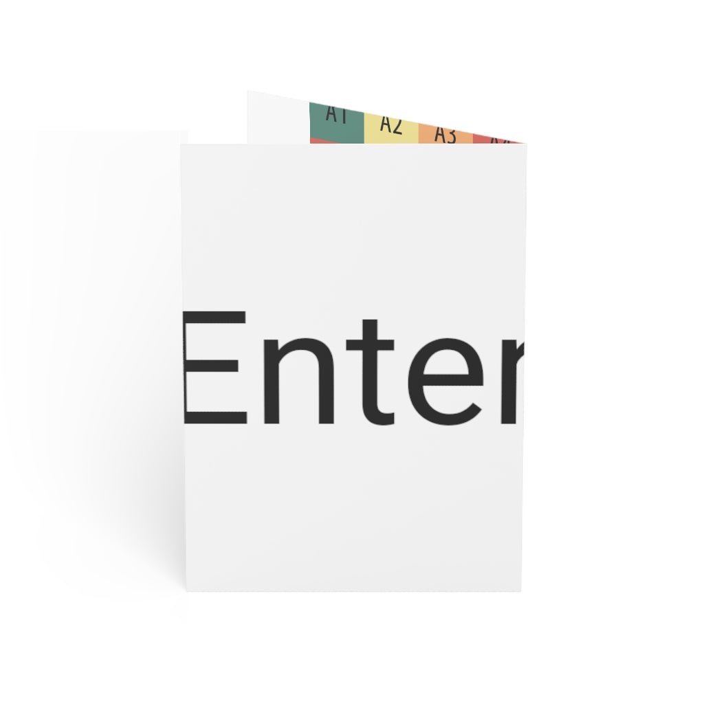 Folded Greeting Cards (1, 10, 30, and 50pcs)