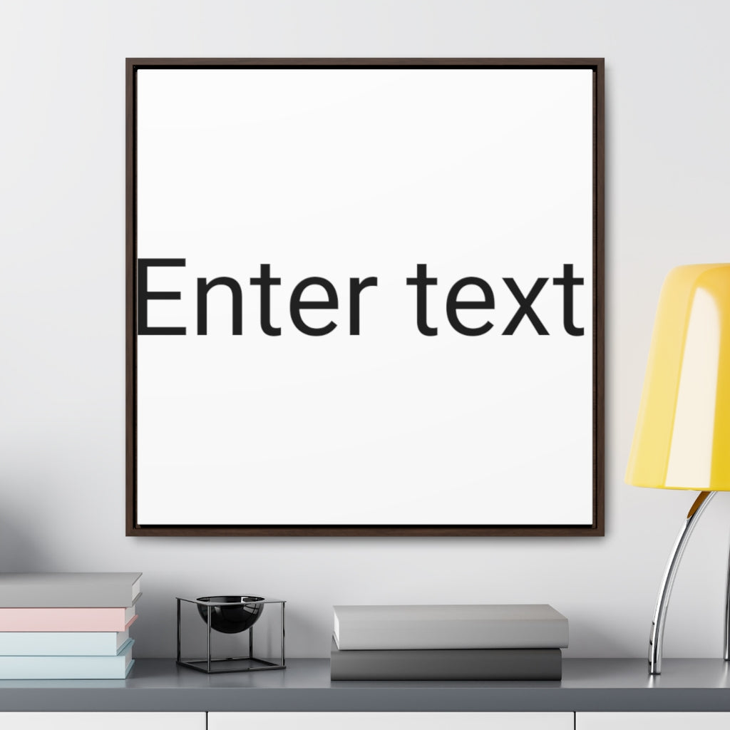 Gallery Canvas Wraps, Square Frame