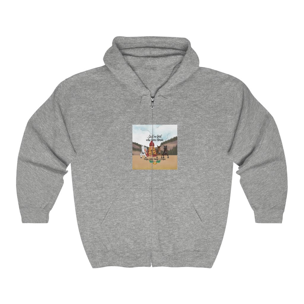 Unisex Heavy Blend™ Full Zip Hooded Sweatshirt