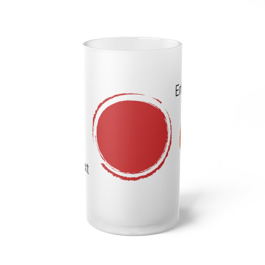 Frosted Glass Beer Mug