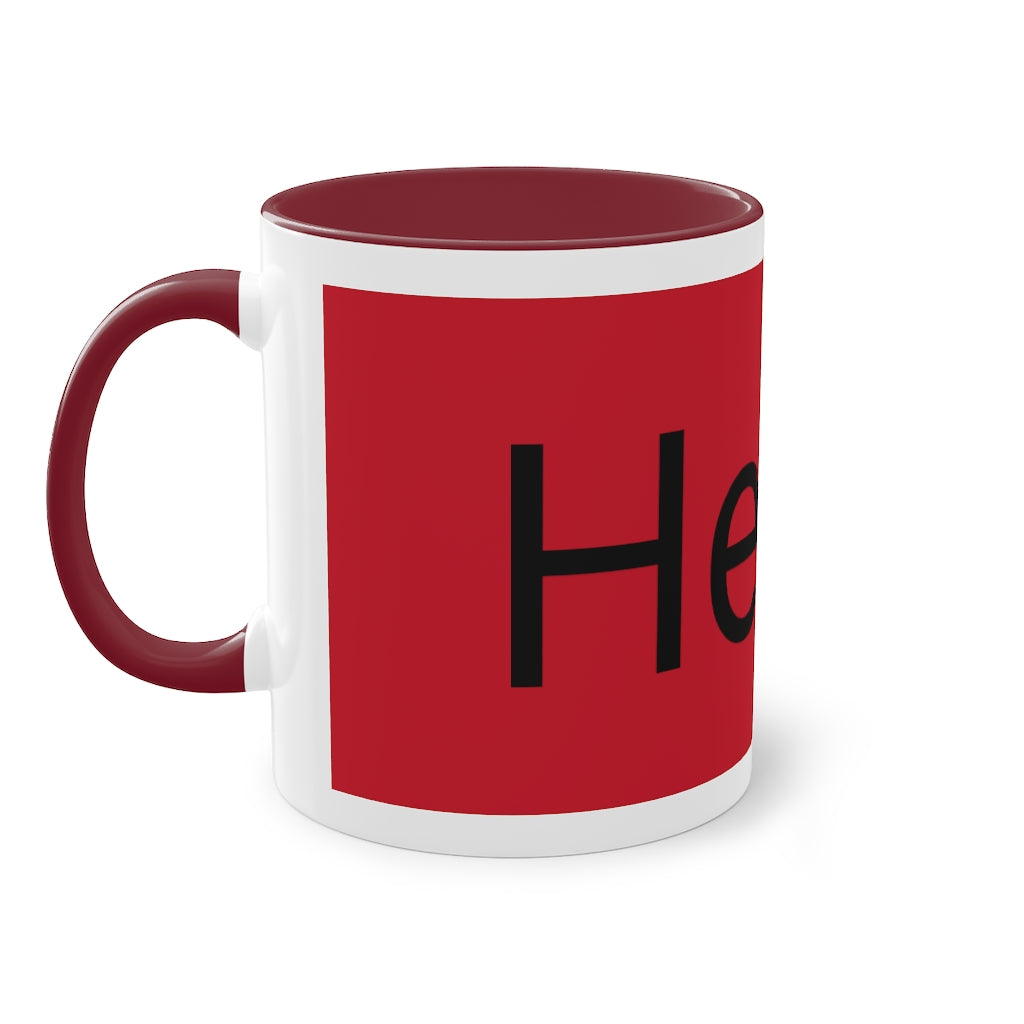 Two-Tone Coffee Mug, 11oz