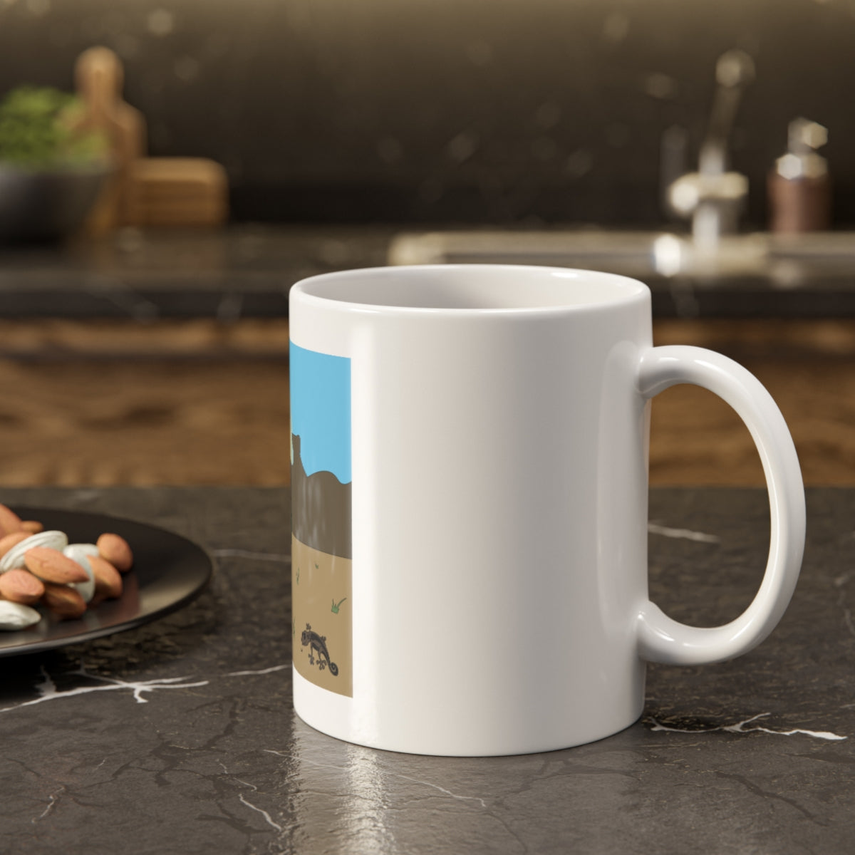 White Ceramic Mug, 11oz