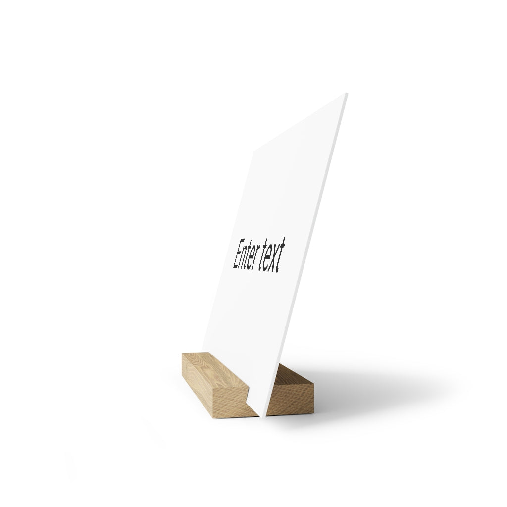 Gallery board with stand