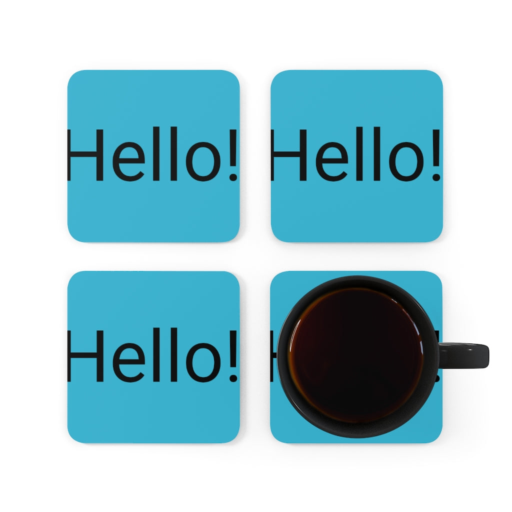 Corkwood Coaster Set