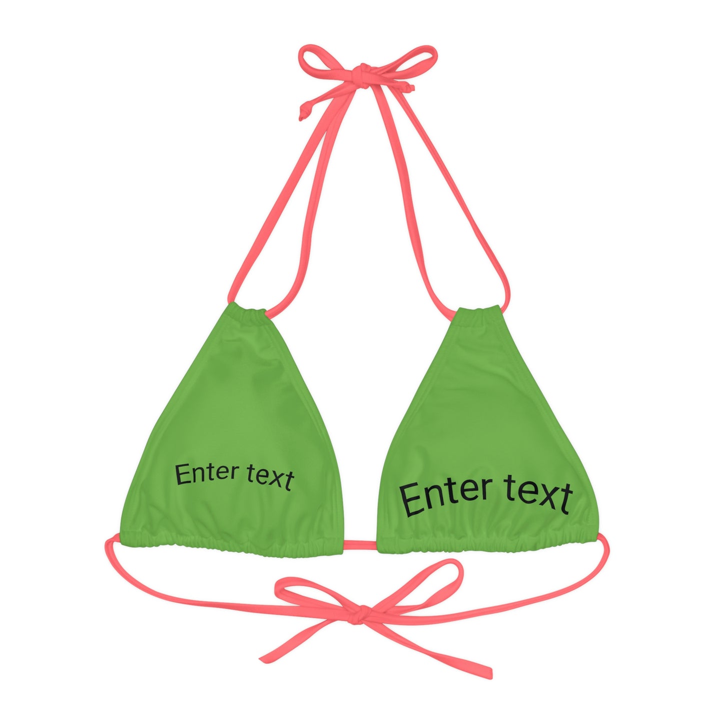 Strappy Triangle Bikini Top