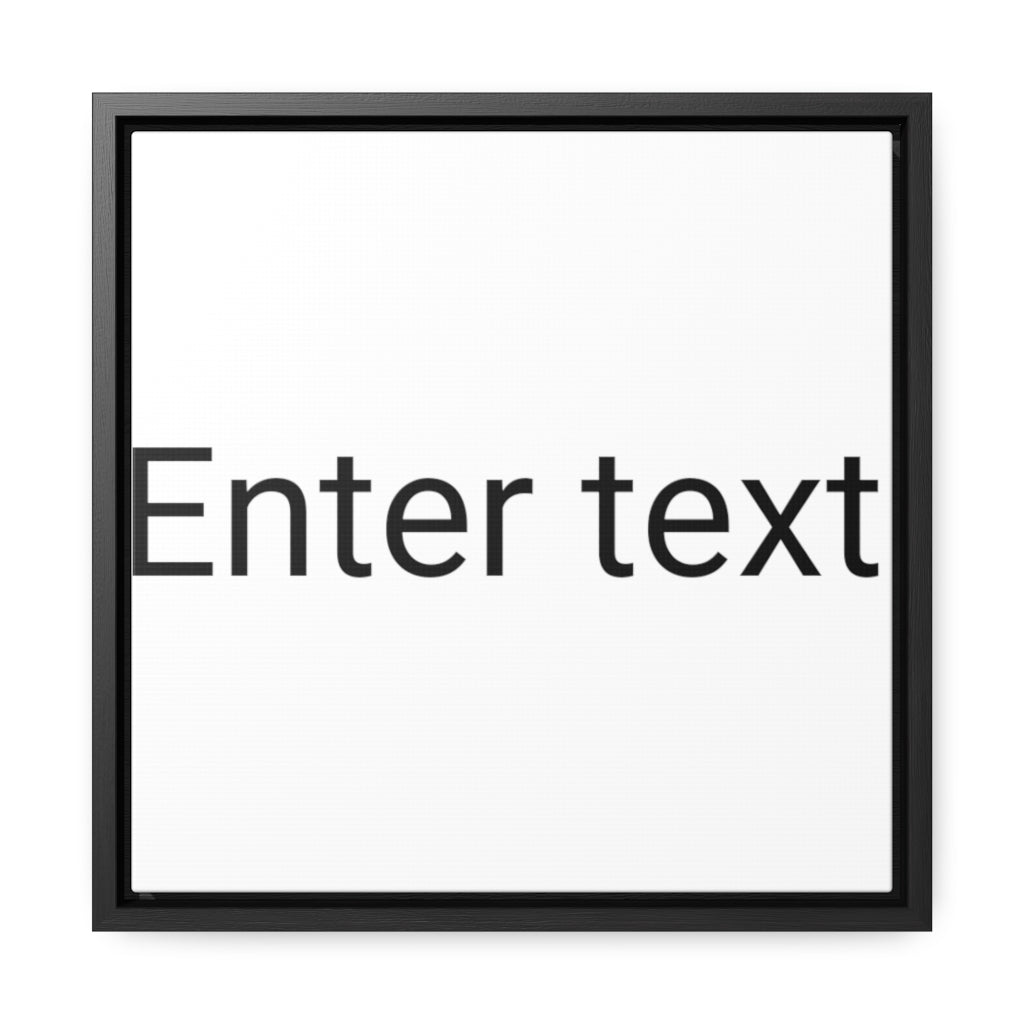 Gallery Canvas Wraps, Square Frame