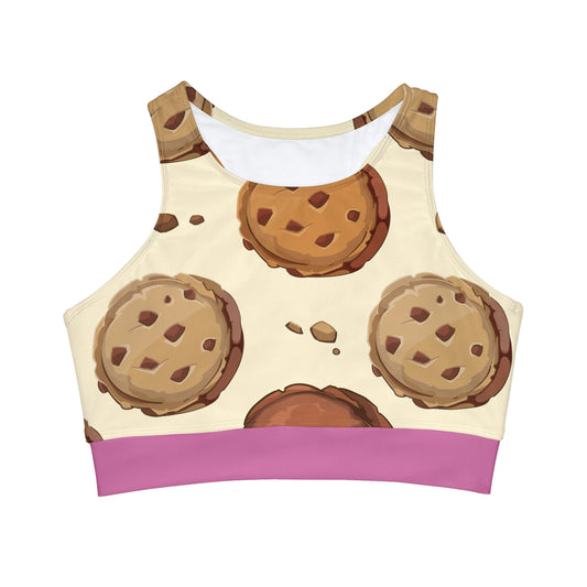 High Neck Crop Bikini Top