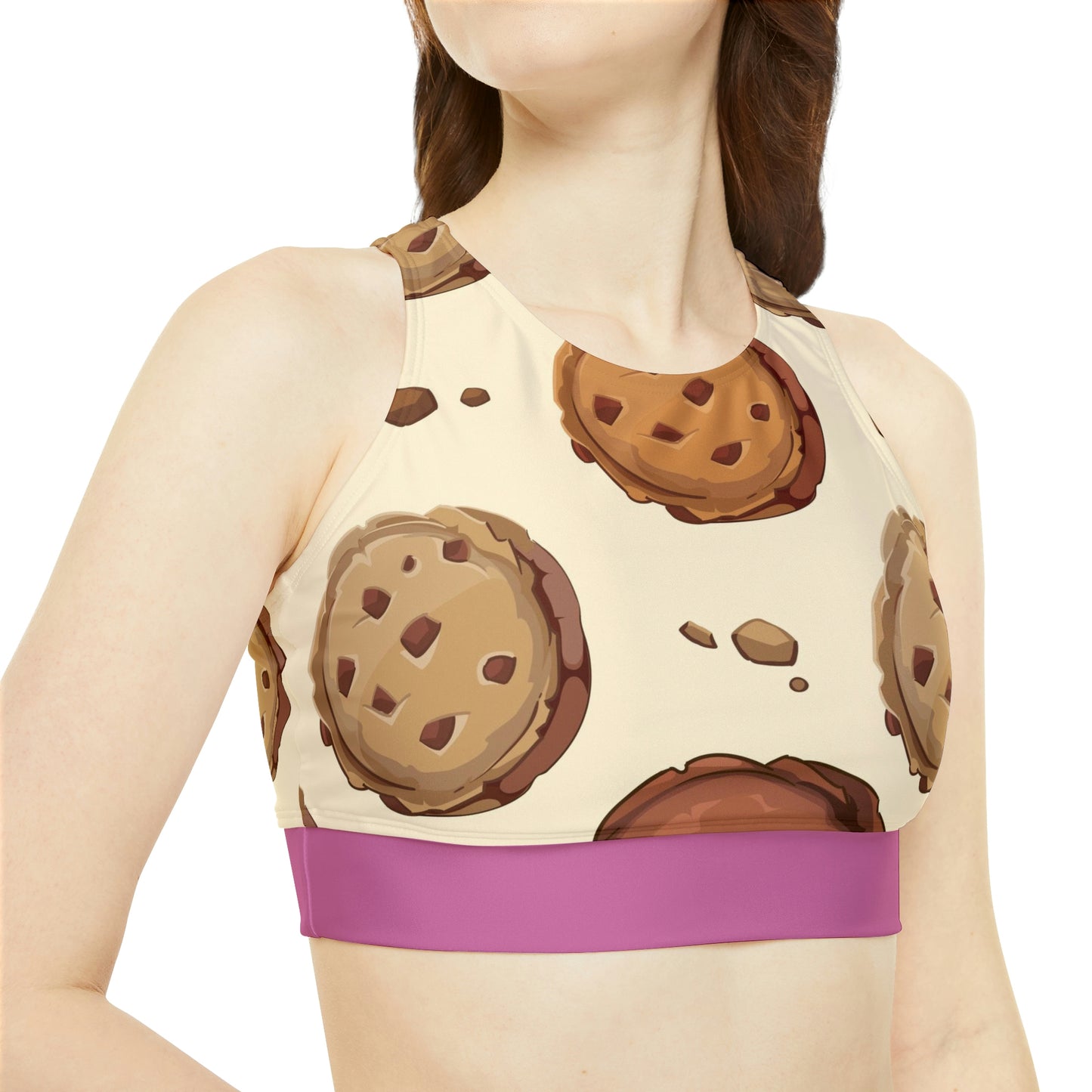 High Neck Crop Bikini Top