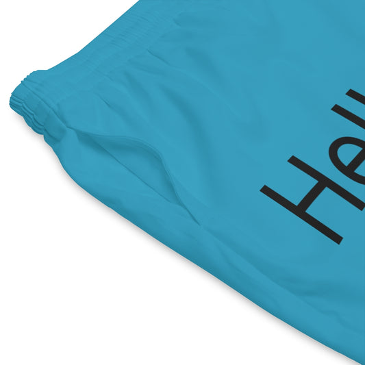 Men's Elastic Beach Shorts (AOP)