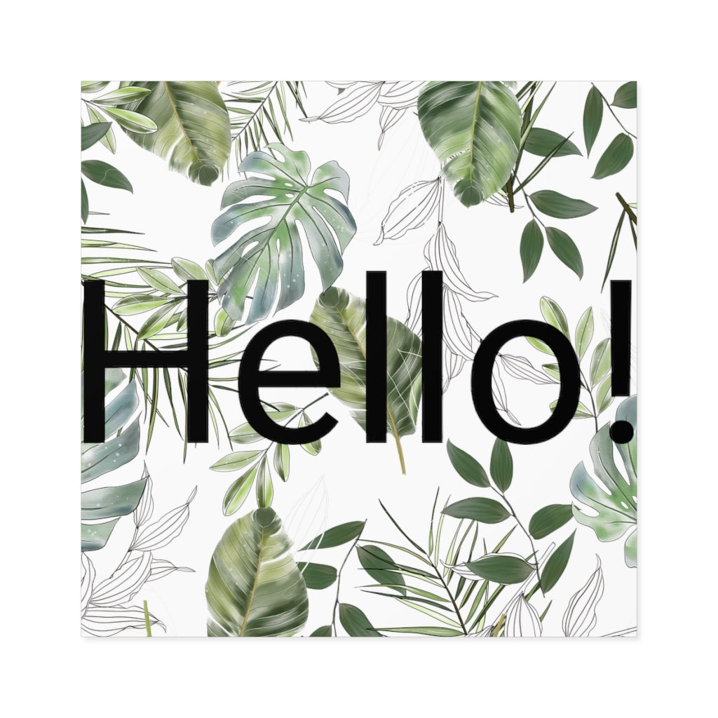 Laminate Stickers, Square