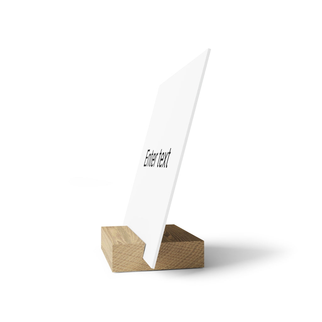 Gallery board with stand