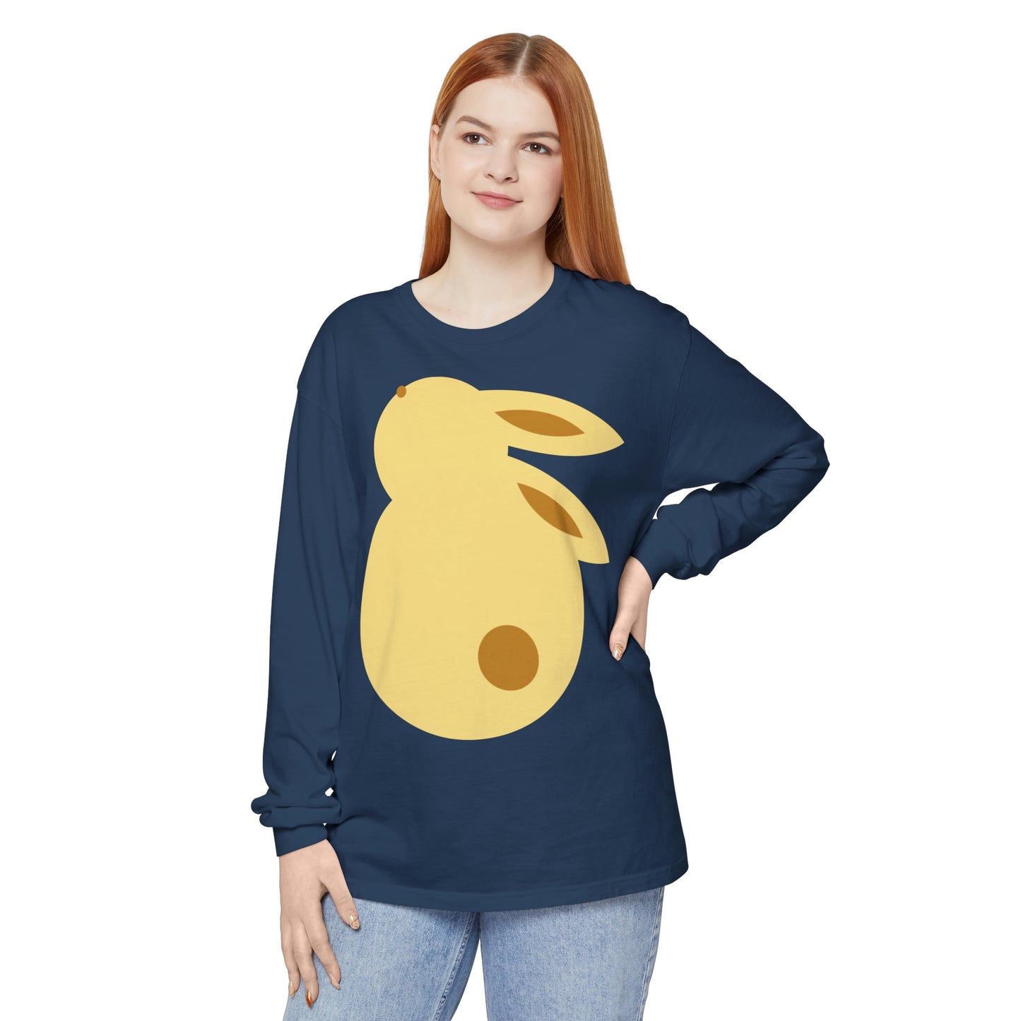 Unisex Garment-dyed Long Sleeve T-Shirt