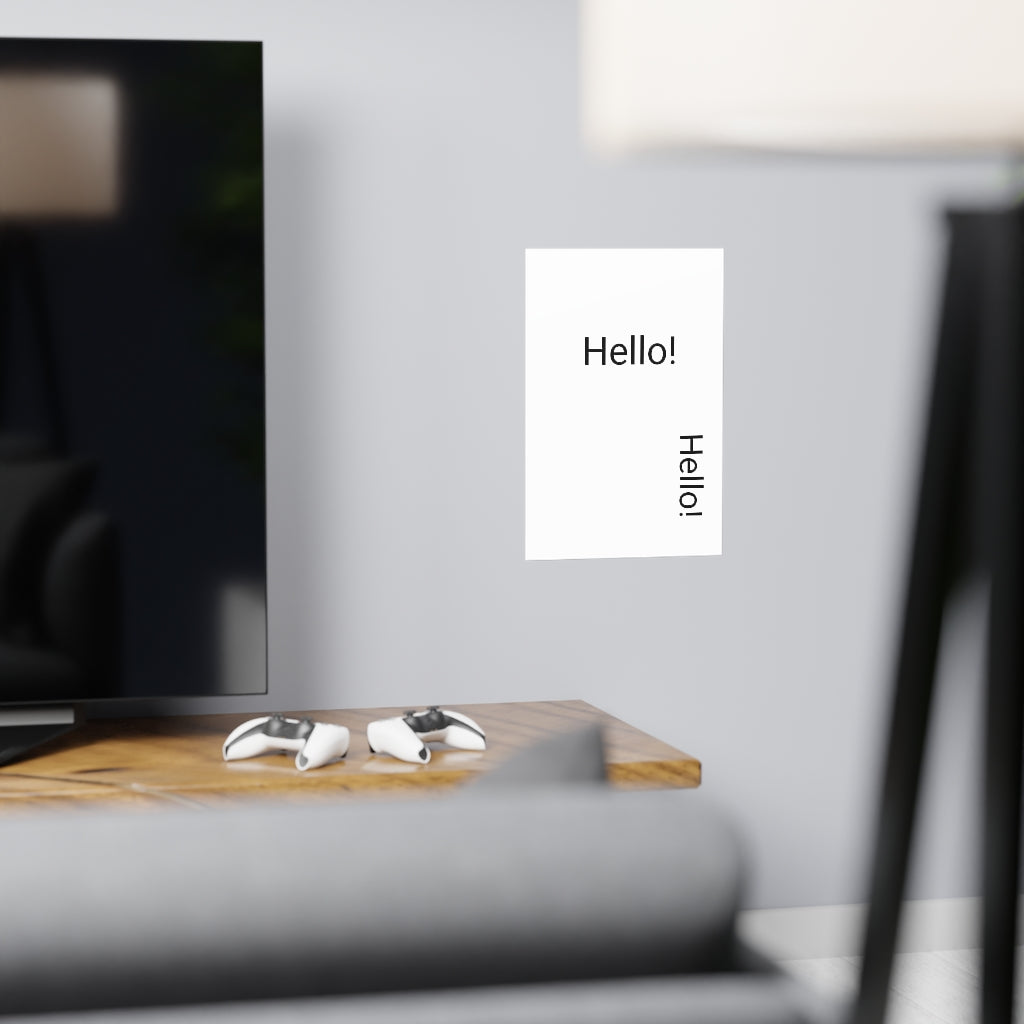 Copy of Vertical and Horizontal Matte Posters