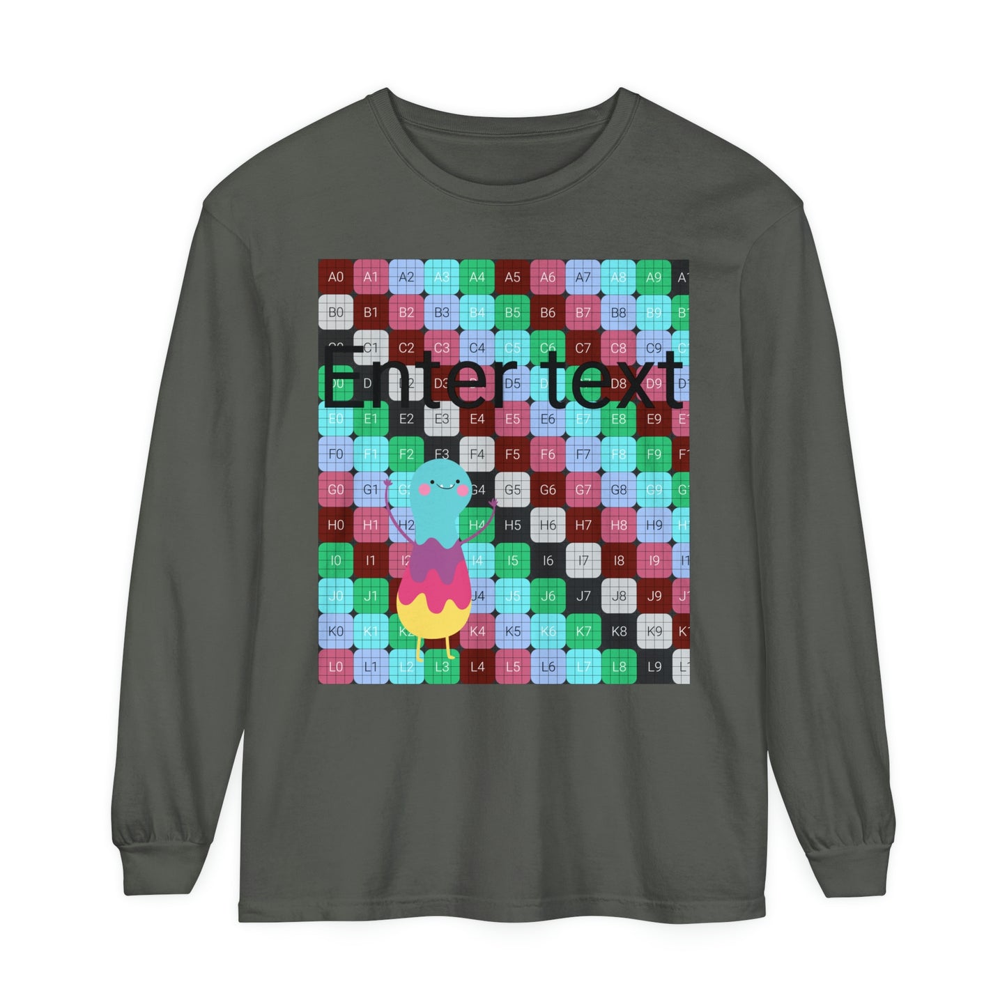 Unisex Garment-dyed Long Sleeve T-Shirt