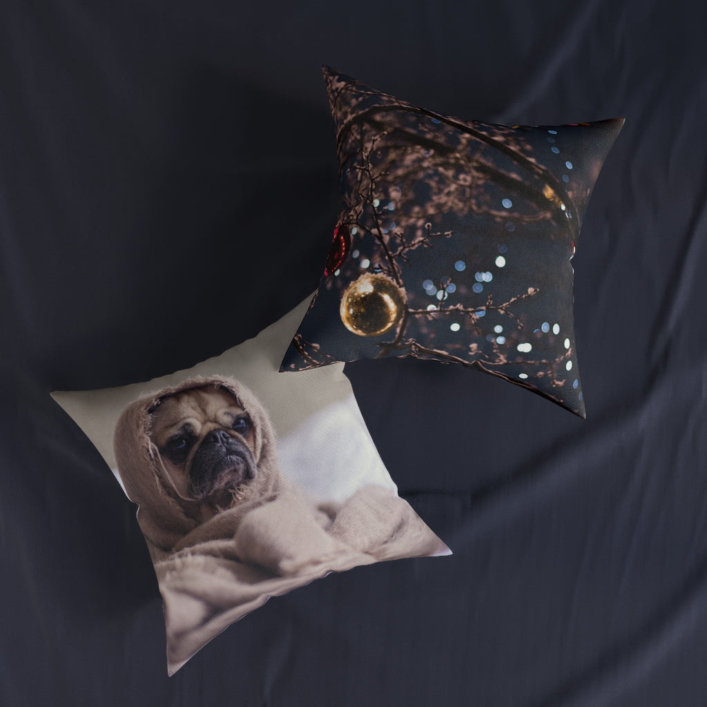 Square Pillow - White Back