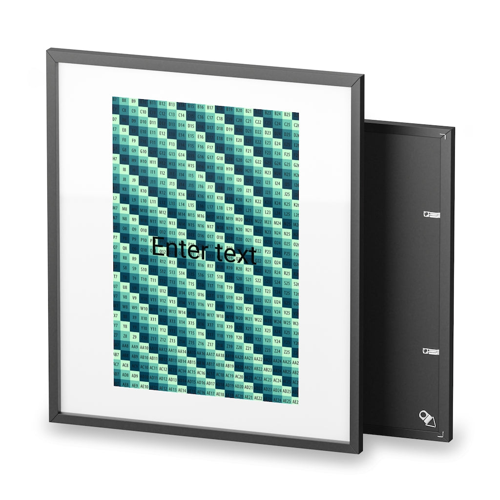 Framed Poster, Matte