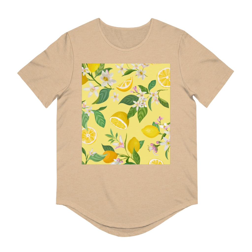 Men's Jersey Curved Hem Tee