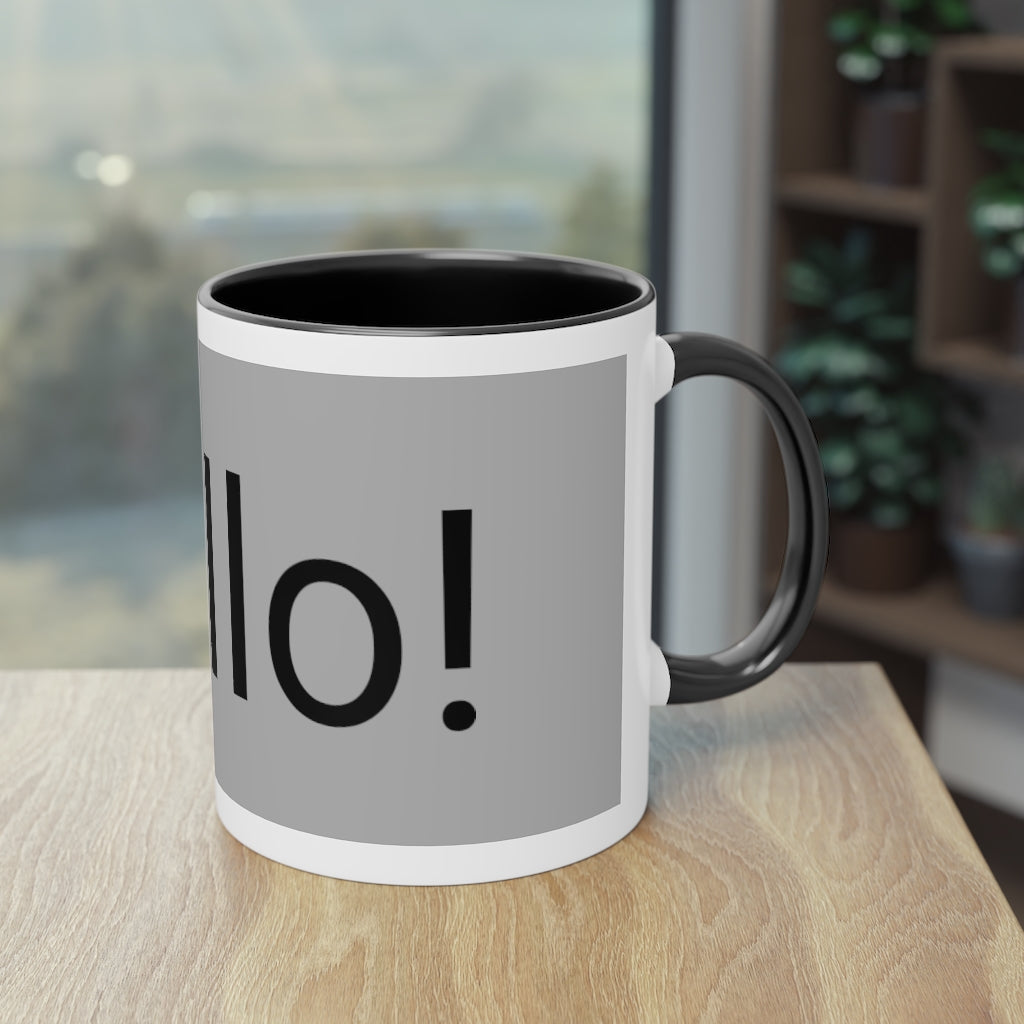 Two-Tone Coffee Mug, 11oz