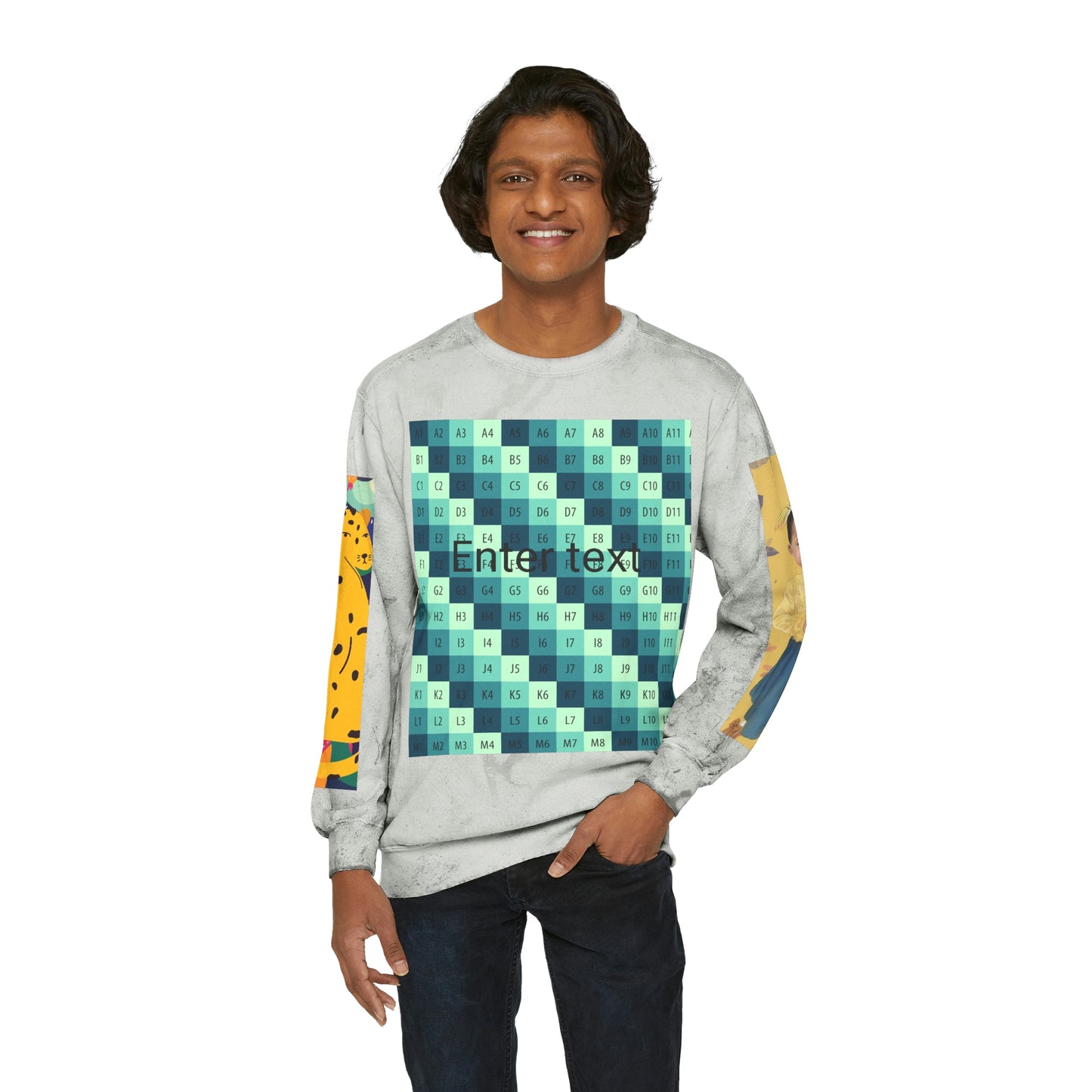 Unisex Color Blast Crewneck Sweatshirt