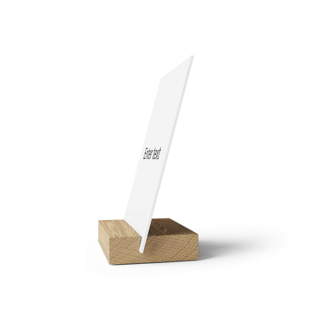 Gallery board with stand