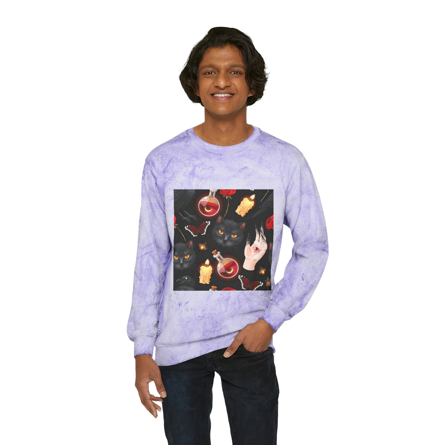 Unisex Color Blast Crewneck Sweatshirt