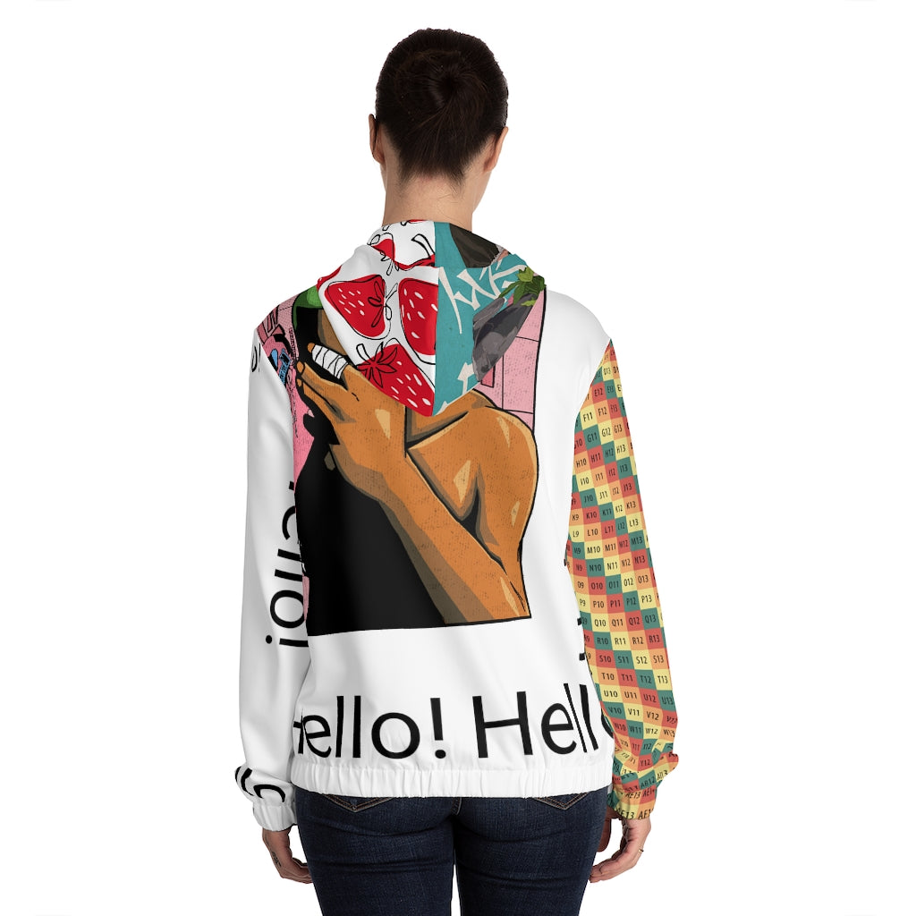 Women's AOP Full Zip Hoodie