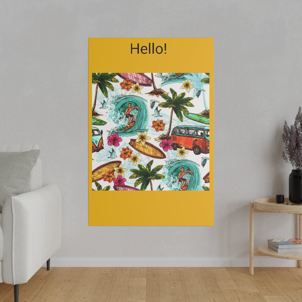 Matte Canvas, Stretched