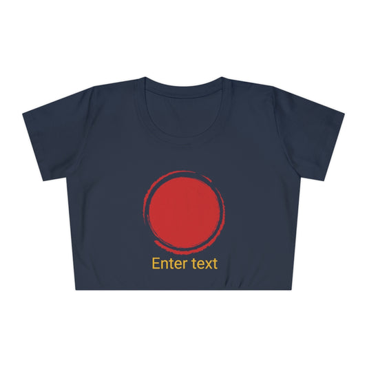 Women's Cropped Organic Tee