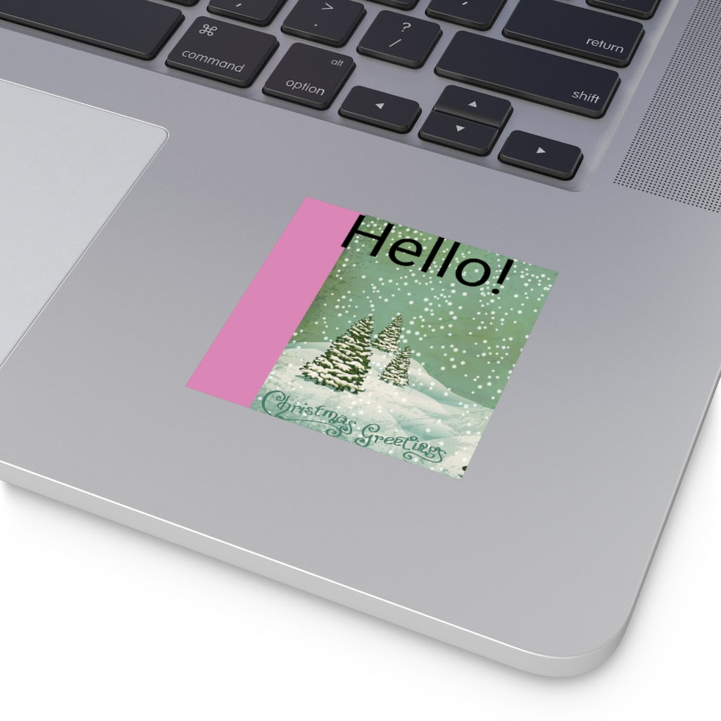 Laminate Stickers, Square