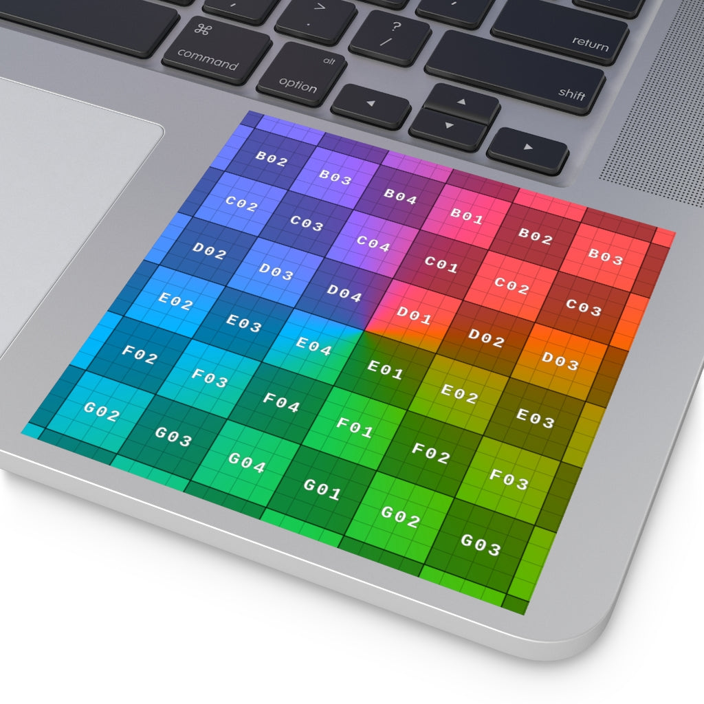 Laminate Stickers, Square