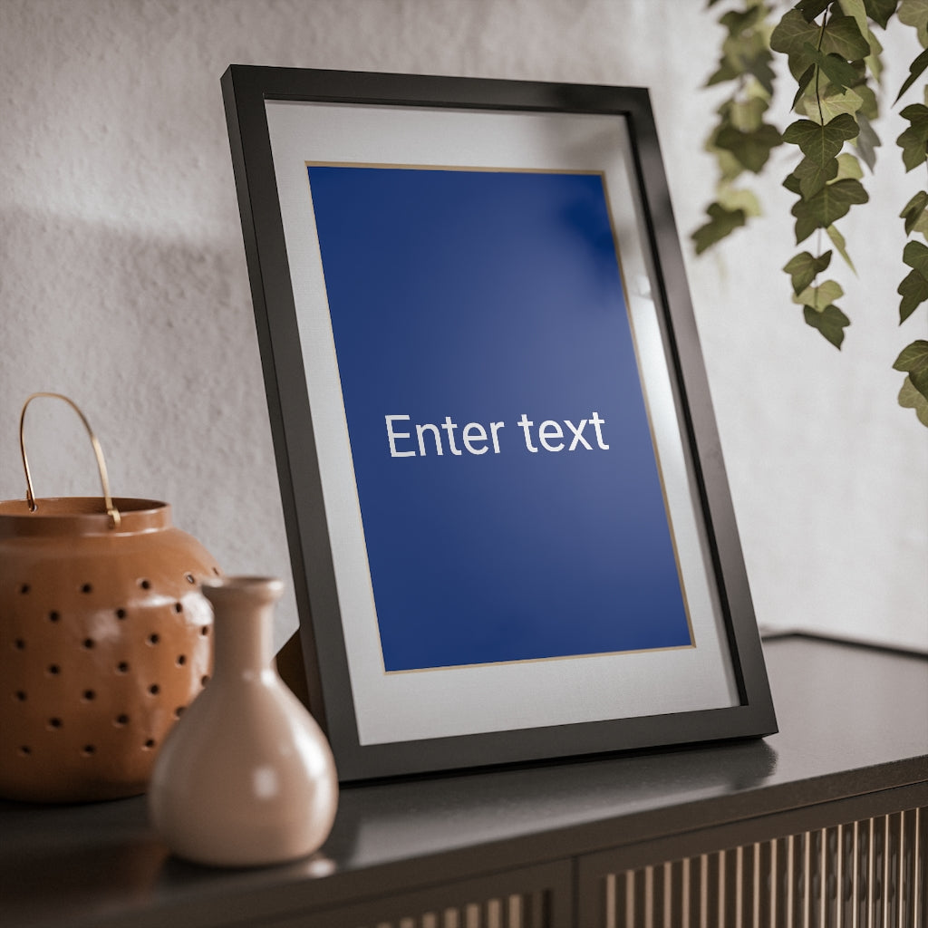 Framed Prints, Black