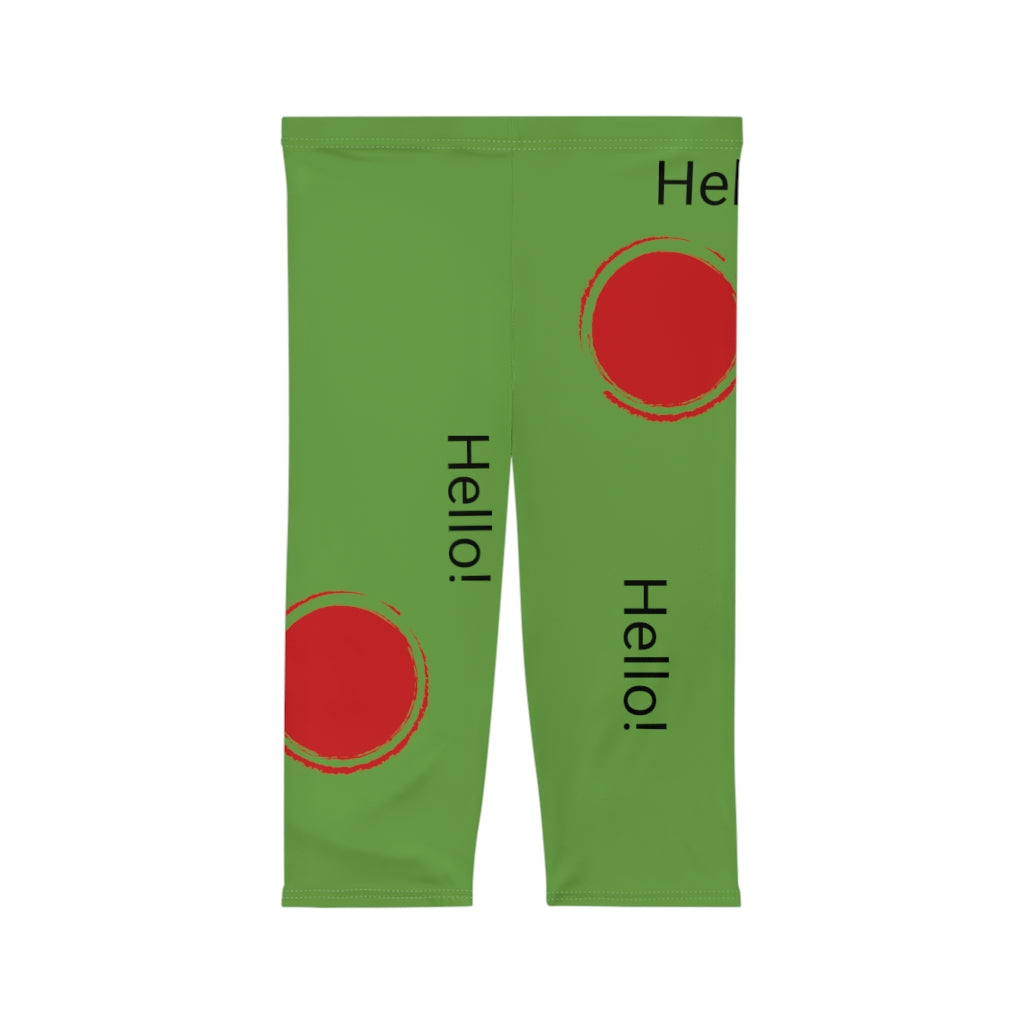 Women’s Capri Leggings (AOP)