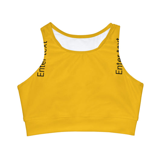 High Neck Crop Bikini Top