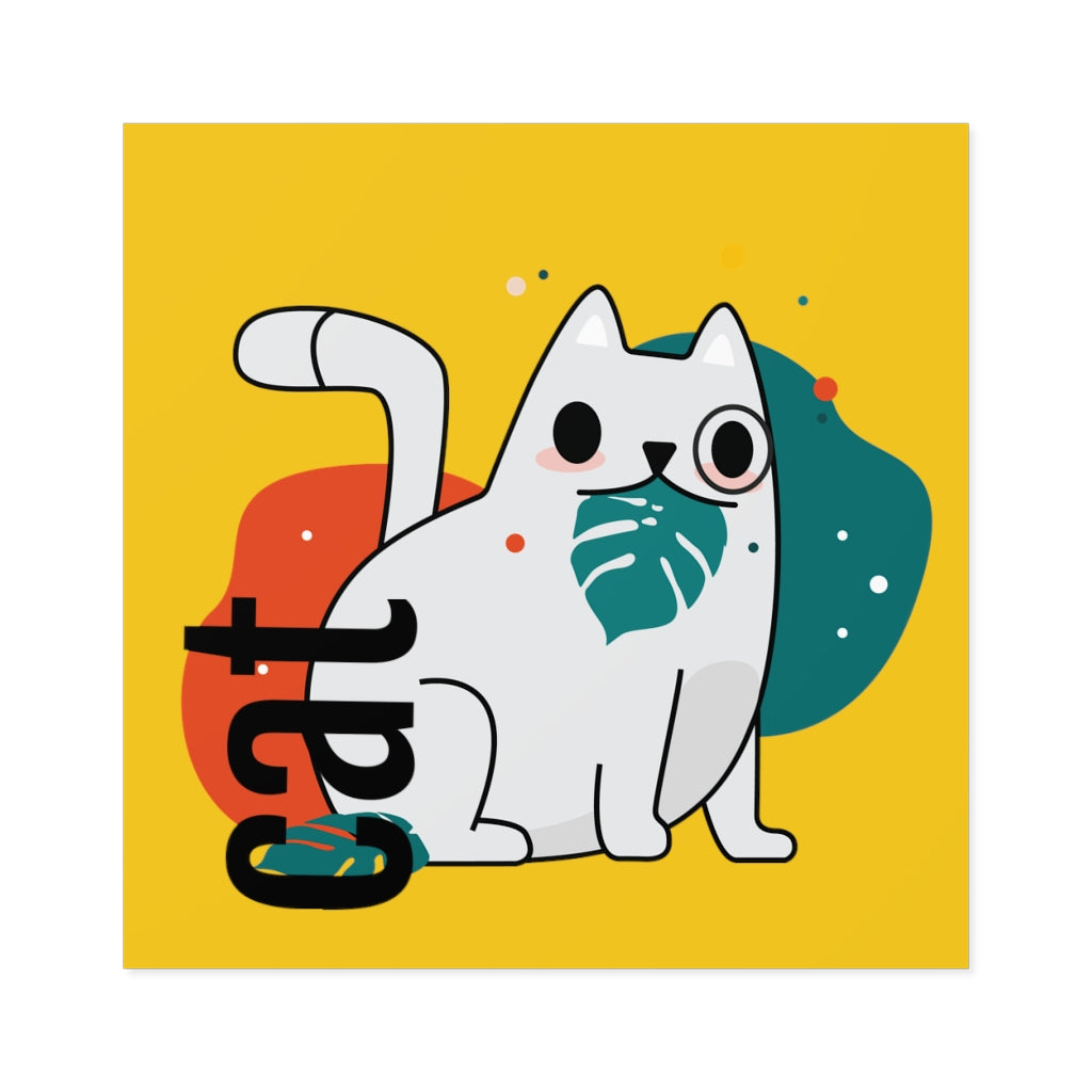 Square Stickers, Indoor/Outdoor