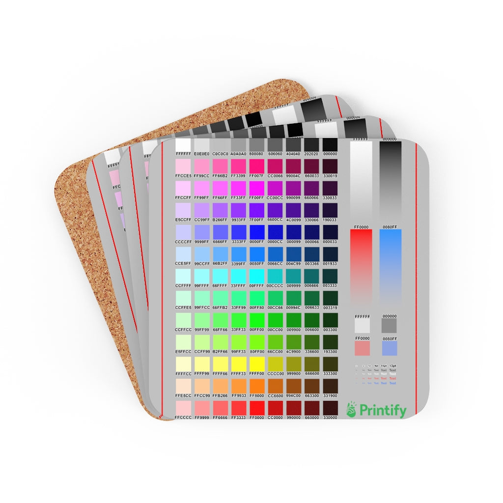 Stylish Cork Coaster