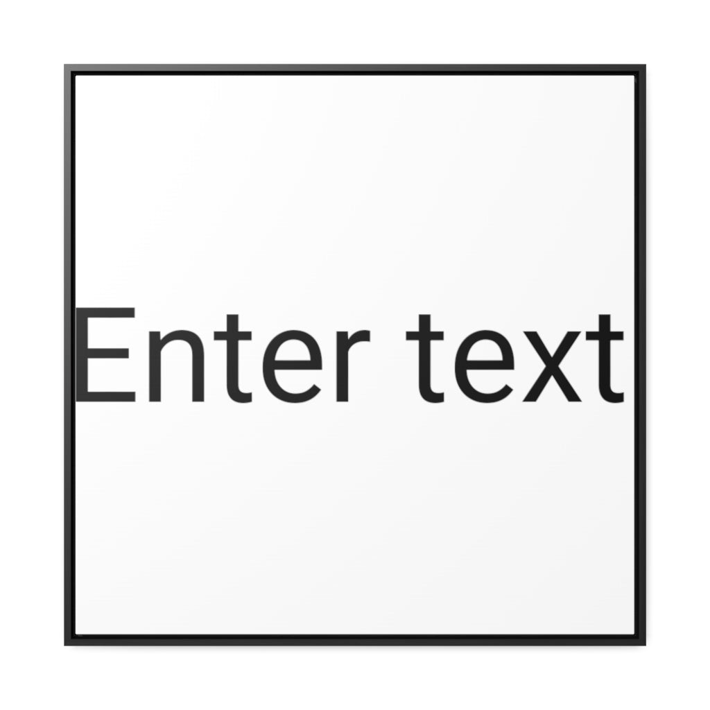 Gallery Canvas Wraps, Square Frame