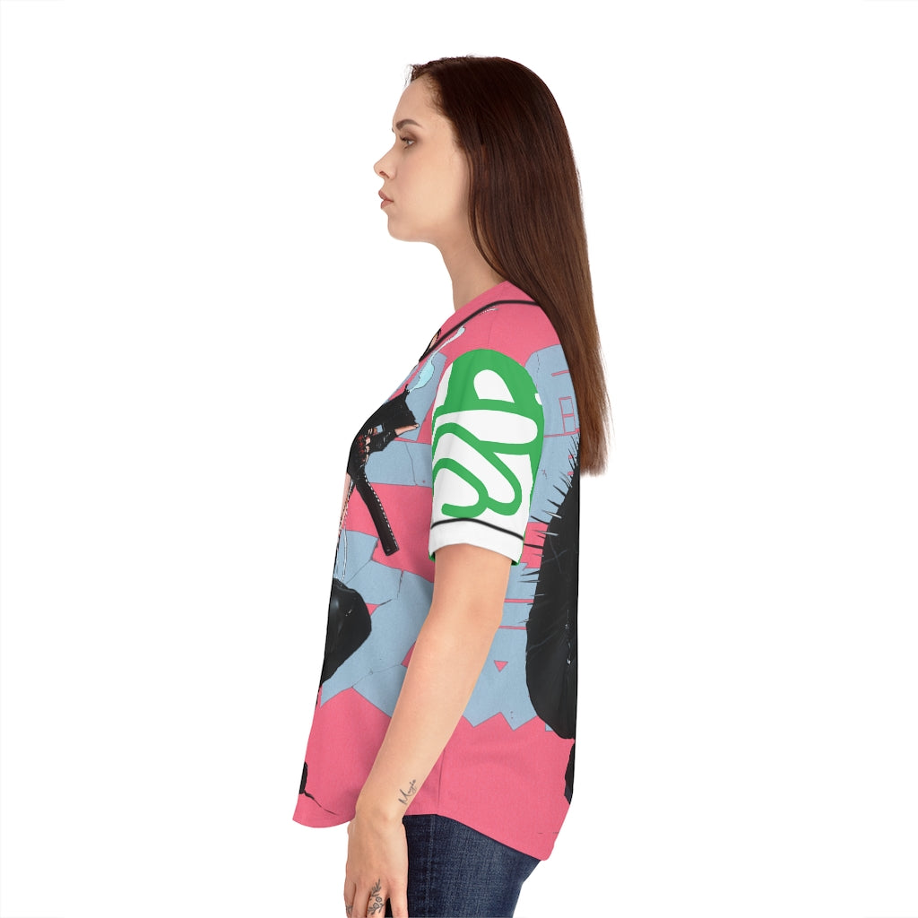 Women's Baseball Jersey (AOP)