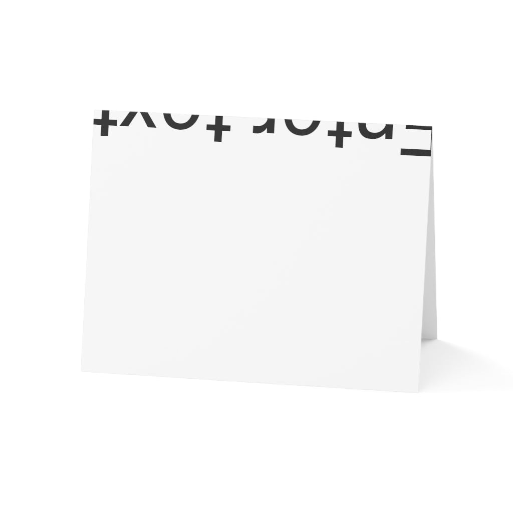 Folded Greeting Cards (1, 10, 30, and 50pcs)