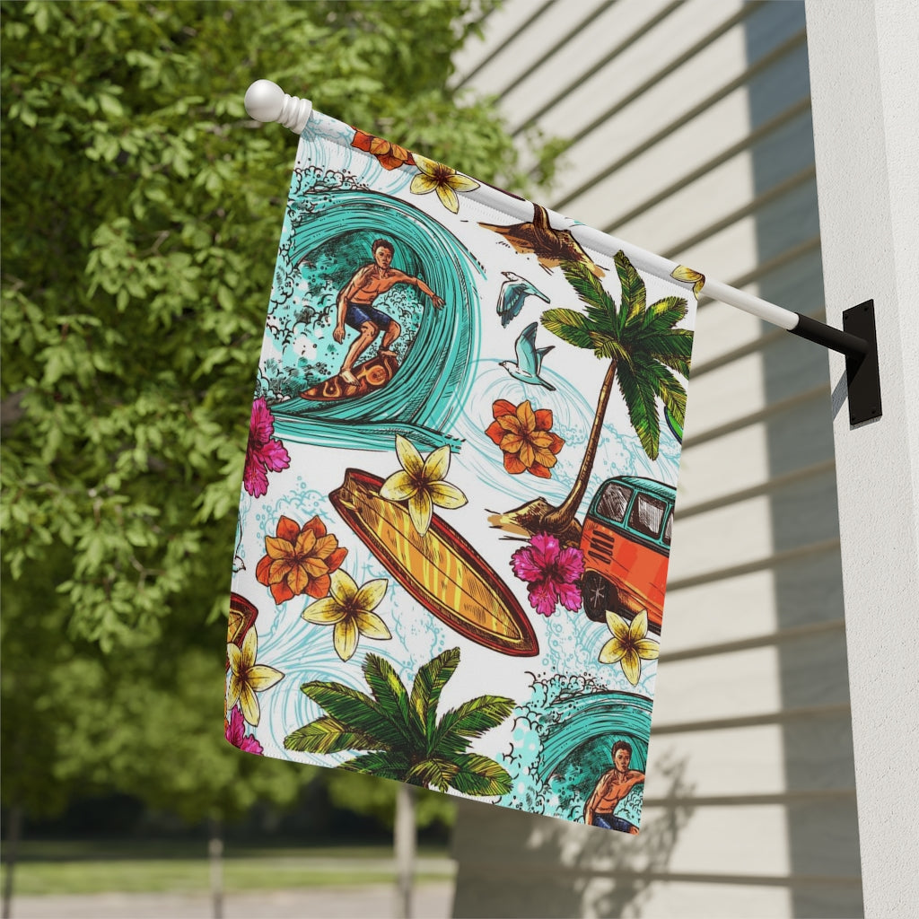 Garden House Flag (Front & Back Print)